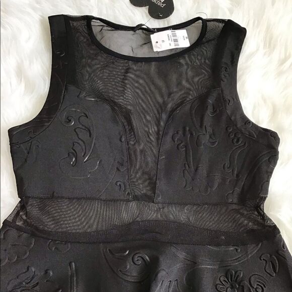 LF PAPER HEART LITTLE BLACK MINI DRESS NWT Sz 10 - Picture 6 of 10